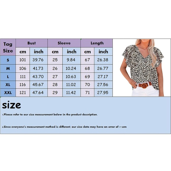 New woman’s 2xl blouse pretty color top - Picture 3 of 5